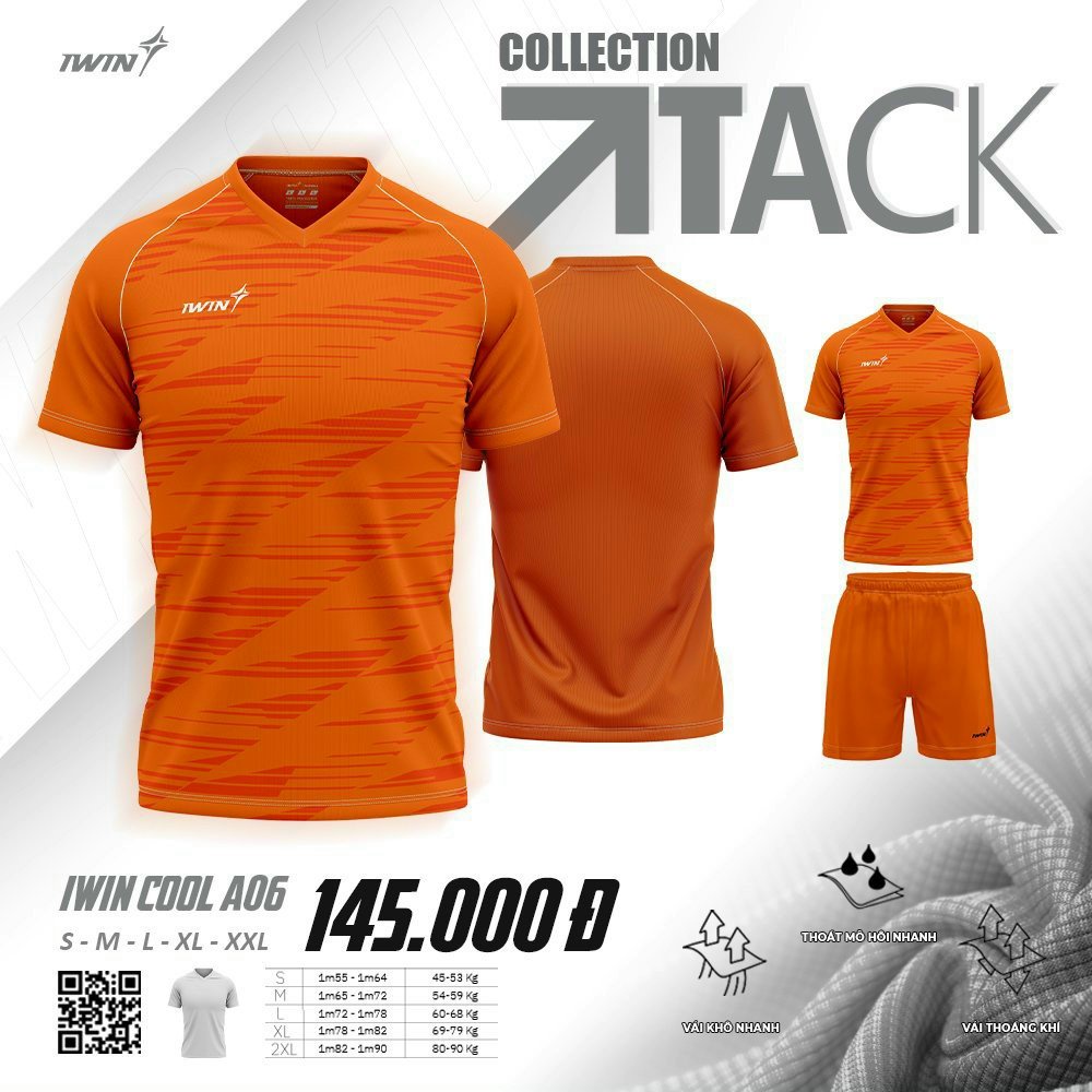 Bộ Quần  Áo Thể Thao Chính Hãng Iwin Cool A06 - Mẫu Mới Nhất 2022