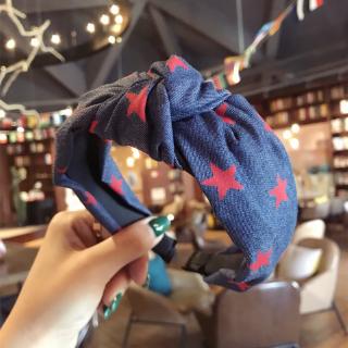 Băng Đô Vải Denim Thời Trang Hàn Quốc