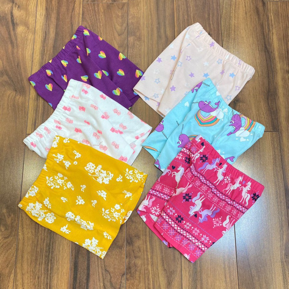 Quần đùi bozip cotton cho bé trai bé gái cực cute