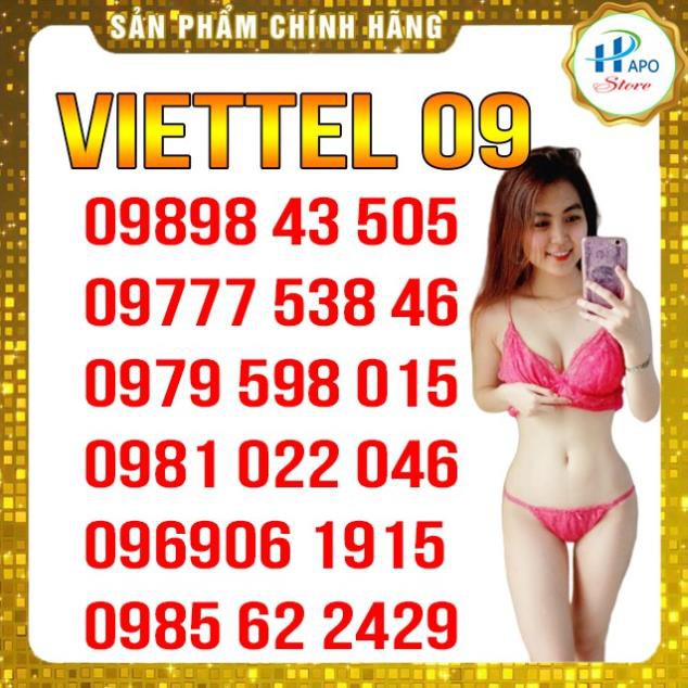 [FREE SHIP 50K] SIM VIETTEL ĐẦU 09 GIÁ RẺ -  NGỌC HÂN STORE