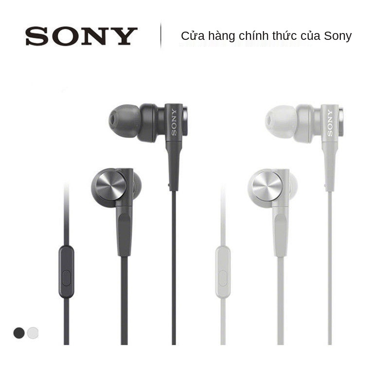 Tai nghe có dây Sony / Sony MDR-XB55AP chất lượng âm thanh cao Điện thoại di động Huawei bài hát K bass nặng