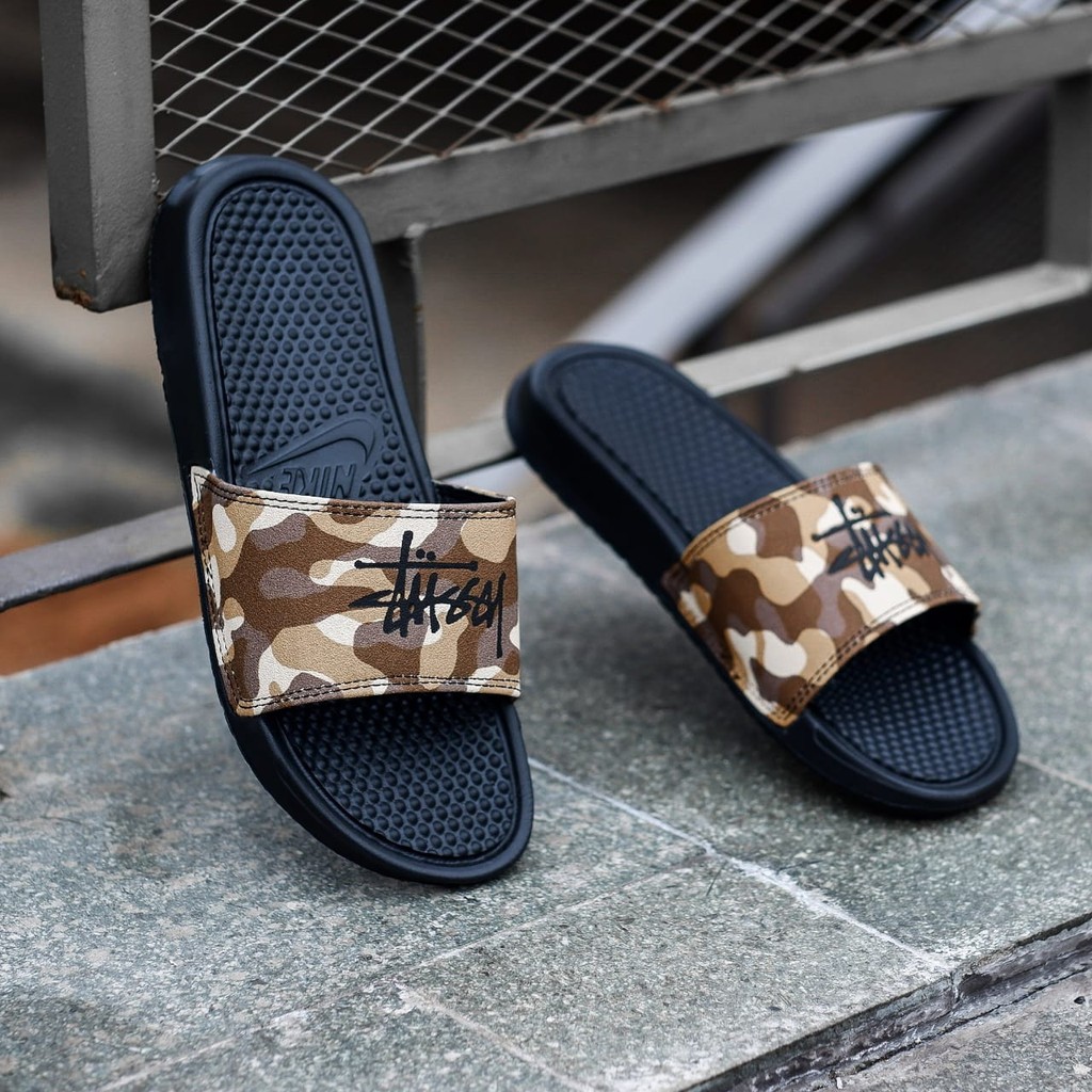 Dép Sandal Nike Chính Hãng Thời Trang Cho Nam Nữ Stussy