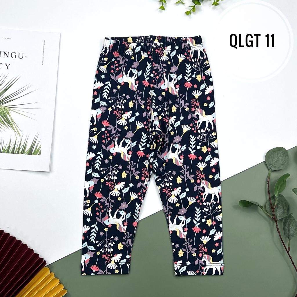 Quần legging bé gái, quần legging cho bé chất cotton mềm mát, size 9-14 tuổi - SUNKIDS