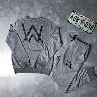Bộ Đồ Thể Thao Nam Nỉ Da Cấp Alan Walker (ảnh thật)