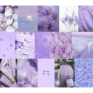 [FREESHIP EXTRA] 12 tấm Wall Collage - theme Lavender