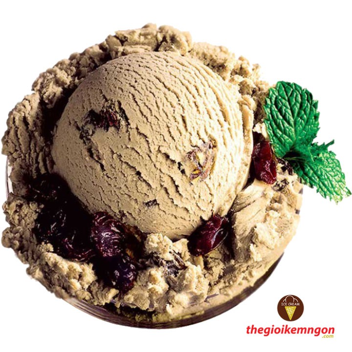 Kem ký rum nho Thái Lan Rum Raisin Ice Cream 3kg