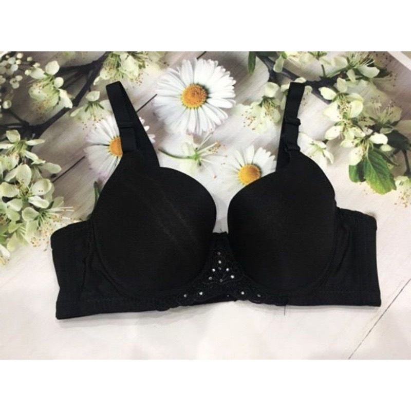 Áo Ngực Ép Mút Mỏng Có Gọng Quả To 311 Trơn Lót Nữ