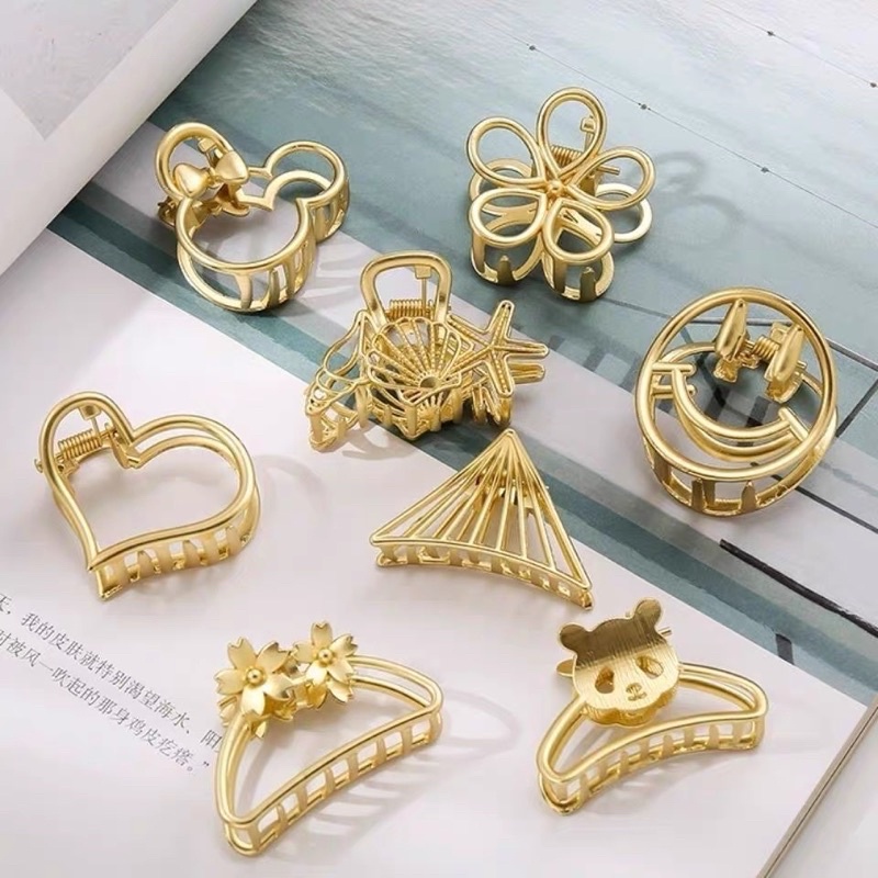 Kẹp tóc càng cua size mini cặp mái phong cách Hàn Quốc cực xinh