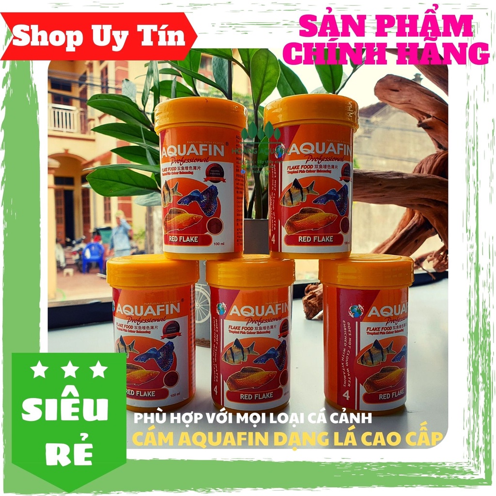 AQUAFIN - THỨC ĂN CÁ CẢNH DẠNG LÁ 100ML.