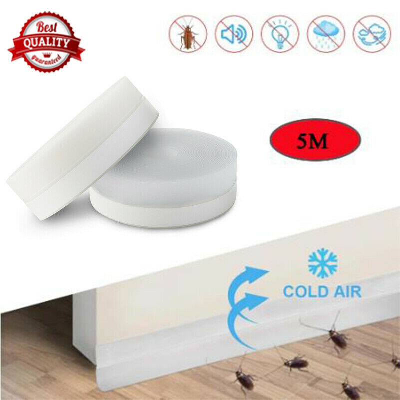 16 Feet Door Strip Strip Strip Silicone Windows Bottom Stopper 5m