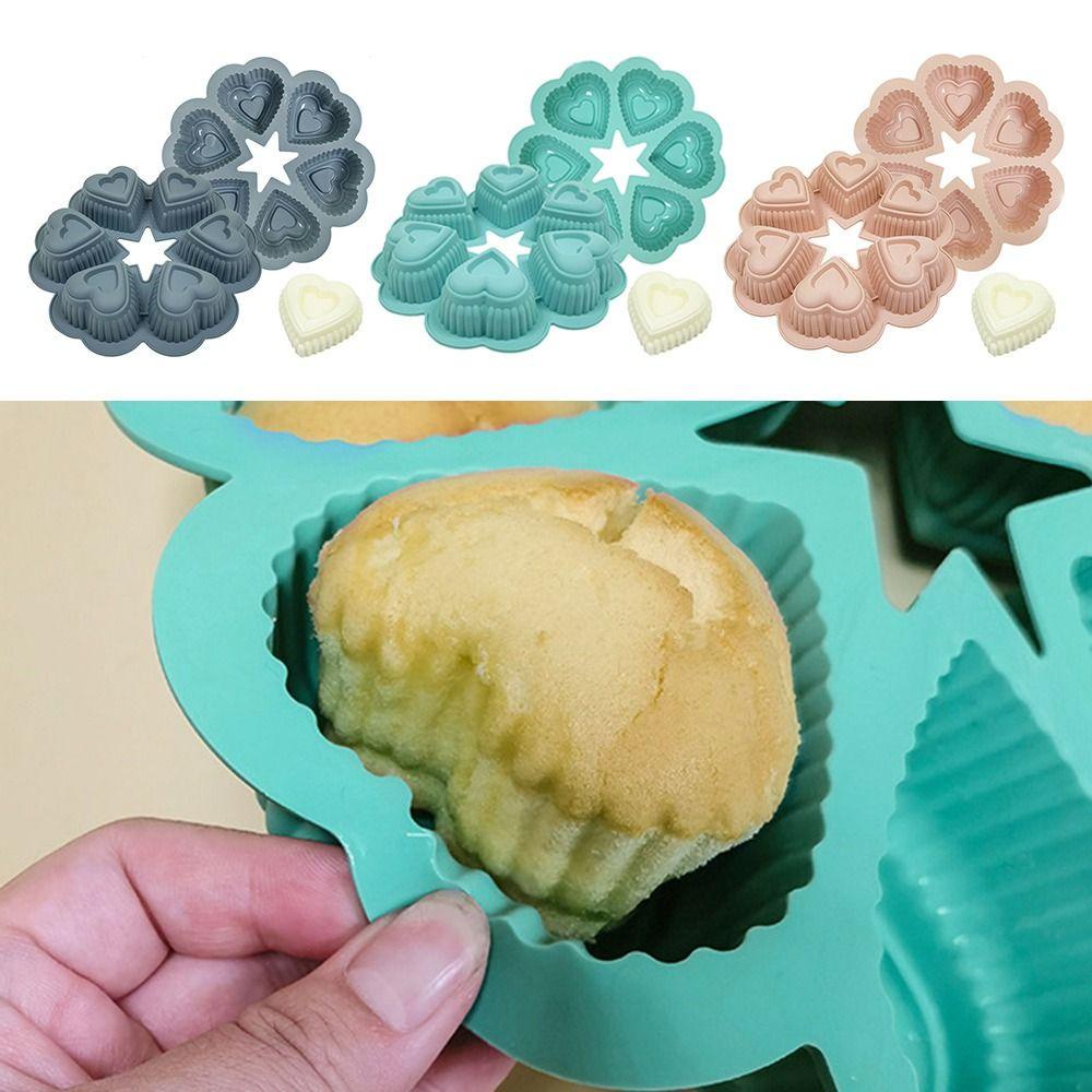Khuôn Làm Bánh Muffin / Cupcake / Muffin Handmade Có 6 Ngăn Tiện Dụng