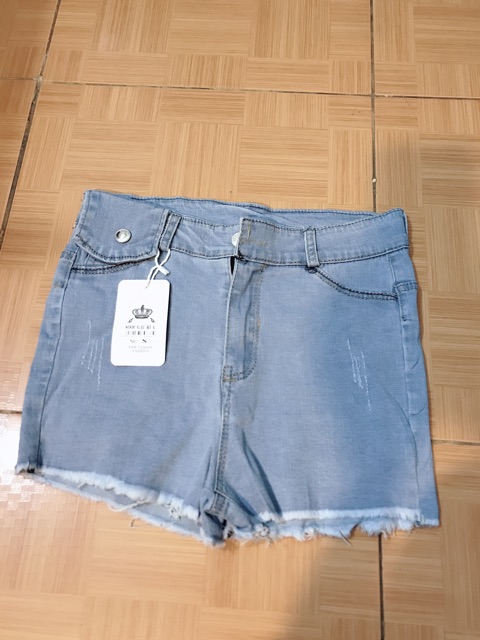 QUẦN SOOC JEAN TÚI NẮP