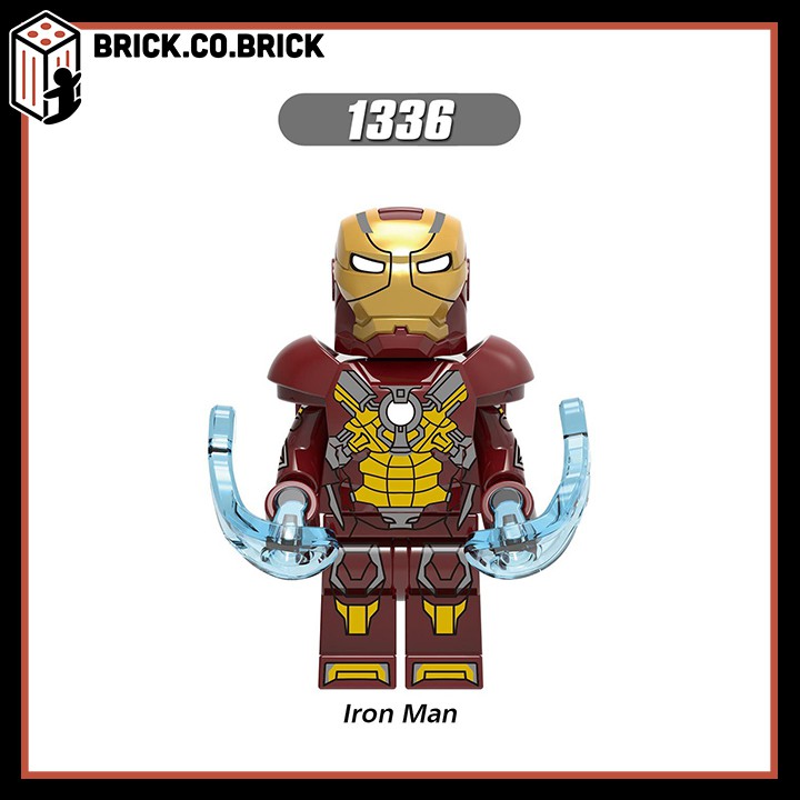 Lego Người Sắt Iron Man Đồ Chơi Lắp Ráp Mô Hình Minifigure Siêu Anh Hùng Marvels DC X0267