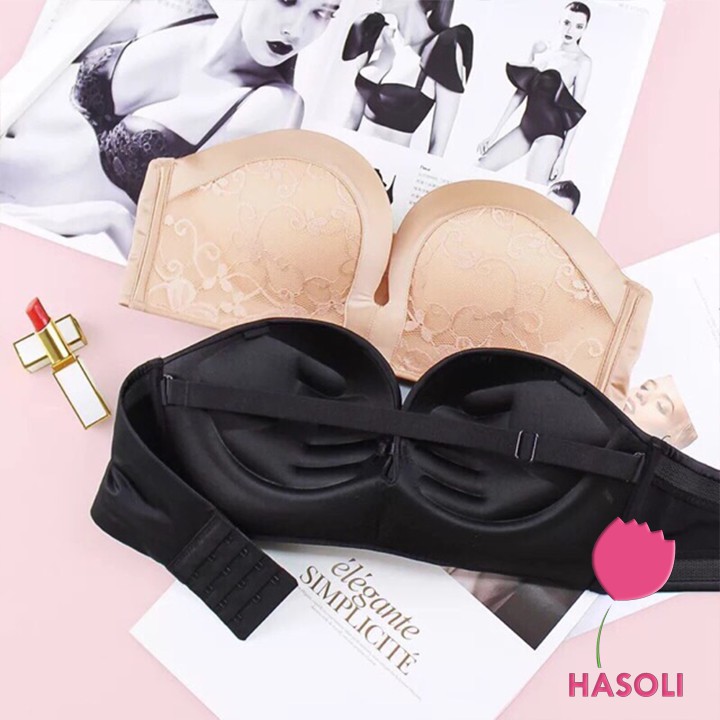 Áo Lót Không Dây Chống Tụt Nâng Ngực Cao Cấp AL15