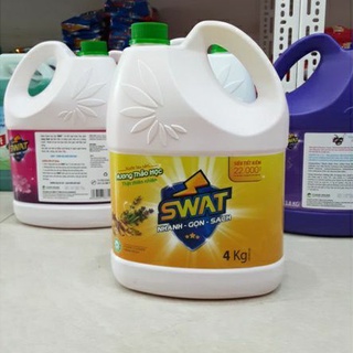 Nước lau sàn Swat hương Thảo mộc 4kg