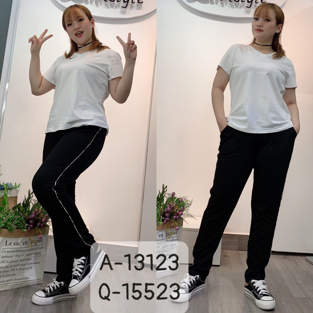 15523 Quần Thể Thao BIG SIZE Viền BBR  - Q.P.V Thu-Đông