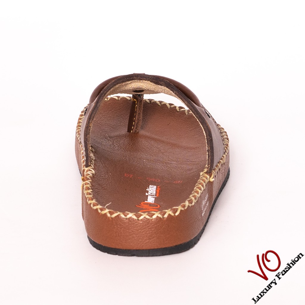 Dép da bò xỏ ngón trẻ trung VO Shoes_ DT540