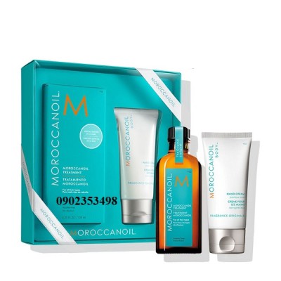 SET TINH DẦU BÓNG DƯỠNG TÓC MOROCCANOIL TREATMENT 125ML TẶNG TUÝP KEM DƯỠNG DA TAY CHÍNH HÃNG