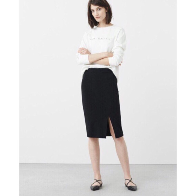 combo chân váy sẻ trước