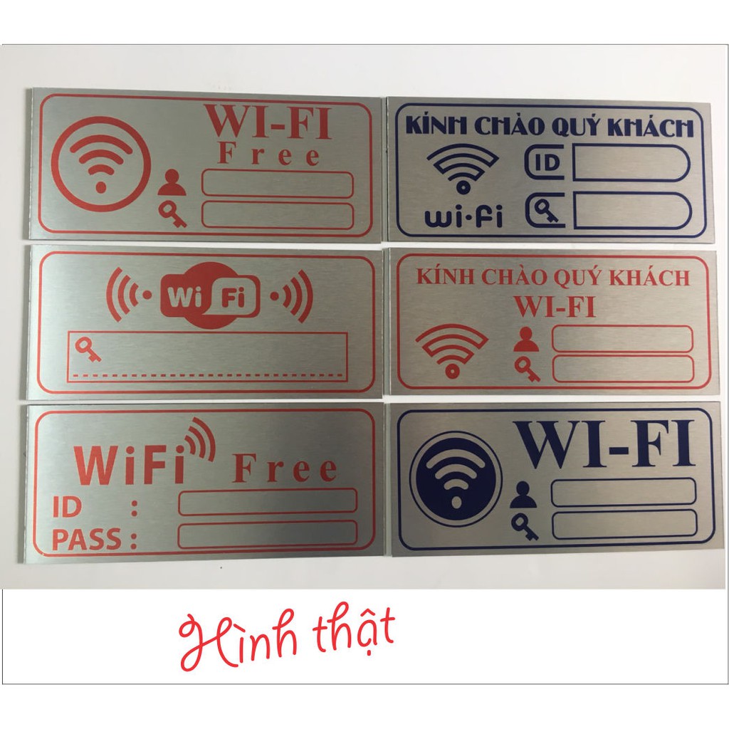 Biển WIFI cho khách sạn, BẢNG wifi quán ăn, wifi nhà hàng, cà phê, cực đẹp.