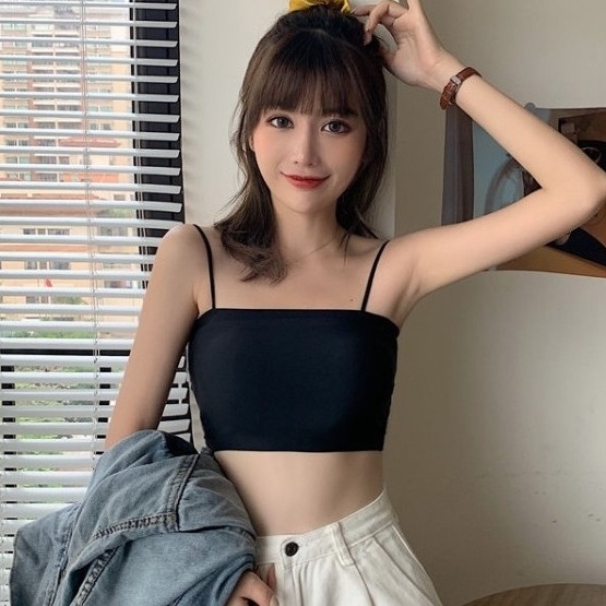 Áo bra 2 dây mút mỏng, Bra nữ su mịn mát lạnh, Áo ngực không gọng cúp ngang SAVILL B8881