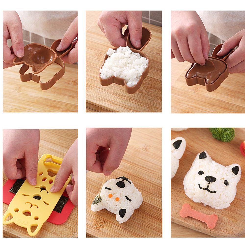 KRNY Bộ Khuôn Làm Sushi Cho Bé