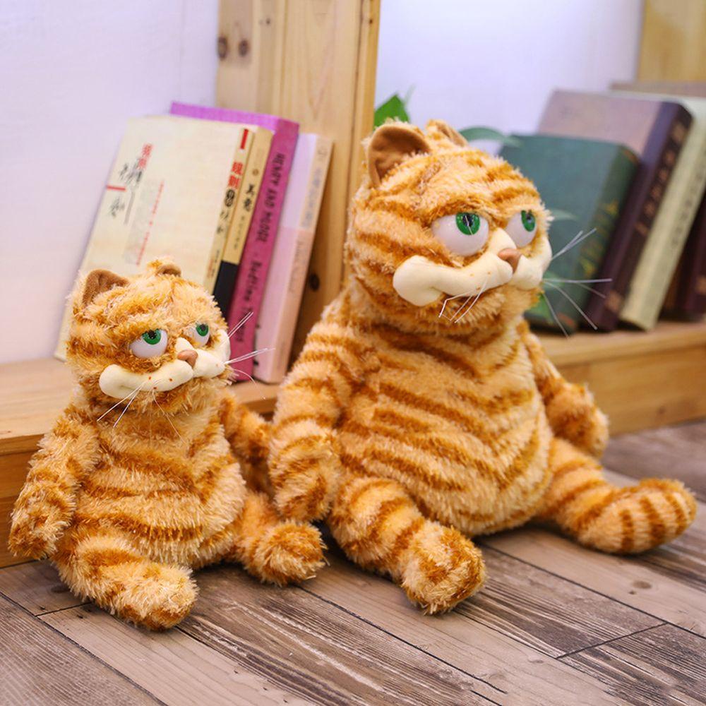 LANFY Mèo Nhồi Bông Mềm Mại Dễ Thương Dùng Làm Quà Tặng