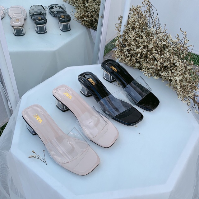 Guốc zara quai trong 3p