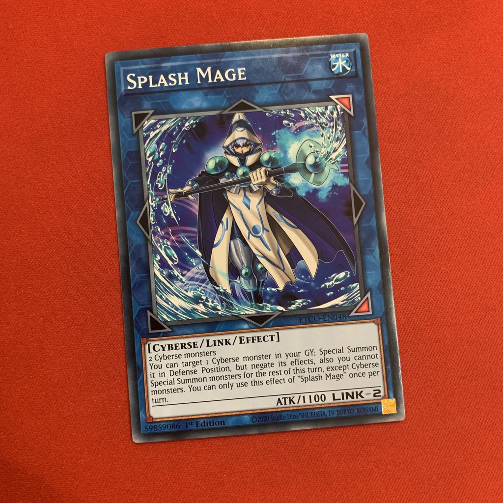 EN]Thẻ Bài Yugioh Chính Hãng] Splash Mage