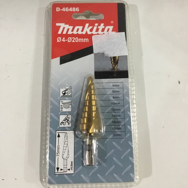 MŨI KHOAN BẬC MAKITA D-46486
