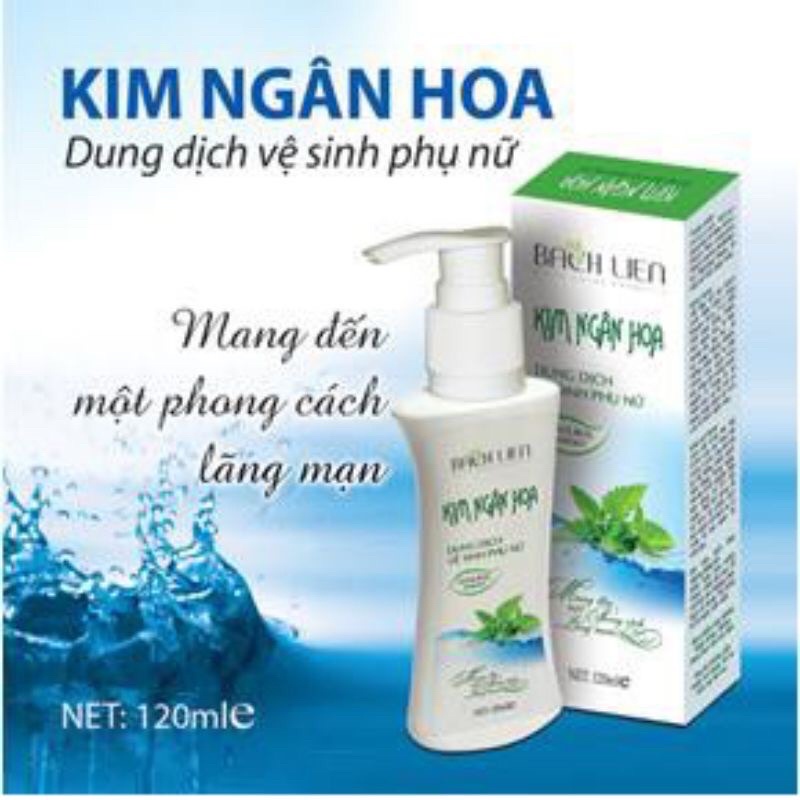 Kim Ngân Hoa dung dịch vệ sinh phụ nữ 120ml