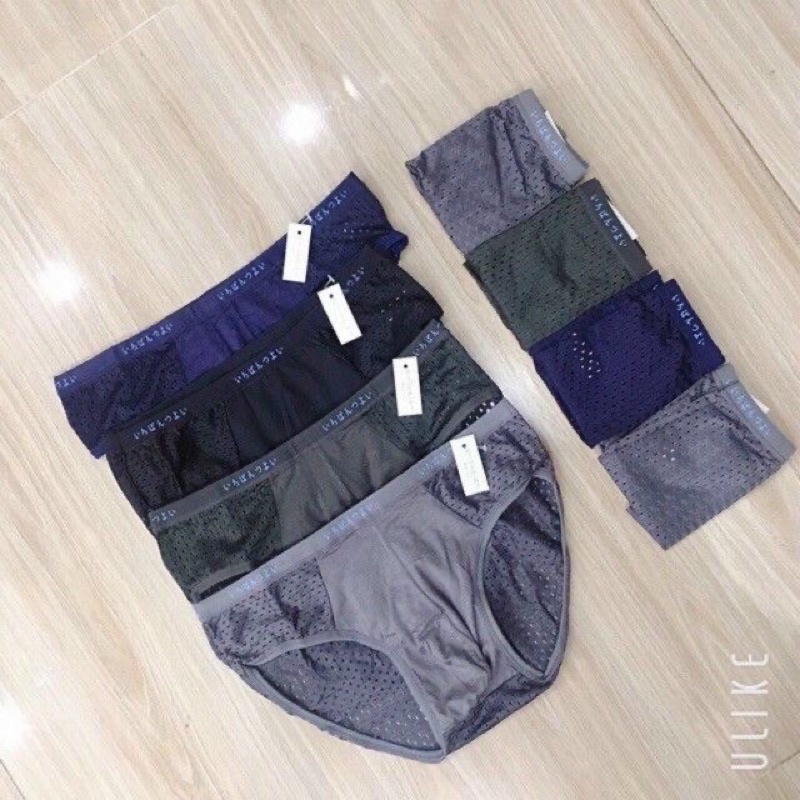 Hộp 5 quần sịp chéo nam thông hơi