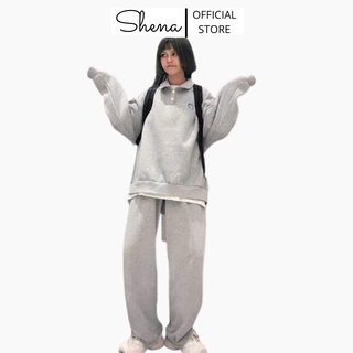 Bộ polo cổ bẻ voi thêu Shena SP000724