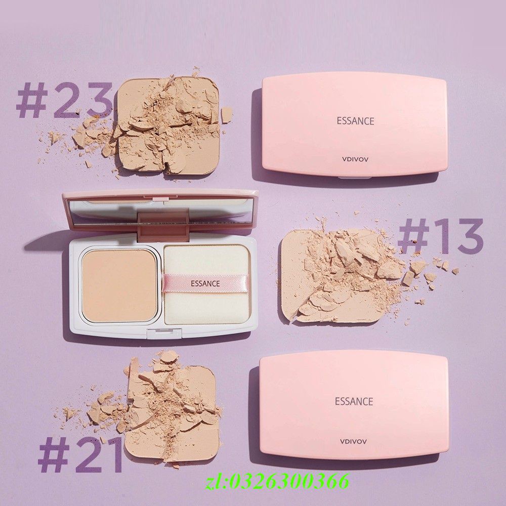 Phấn Phủ Lâu Trôi Số 21 Màu Tự Nhiên Essance Siêu Mịn Veil Fit Two Way Cake 11G Chính Hãng. | BigBuy360 - bigbuy360.vn