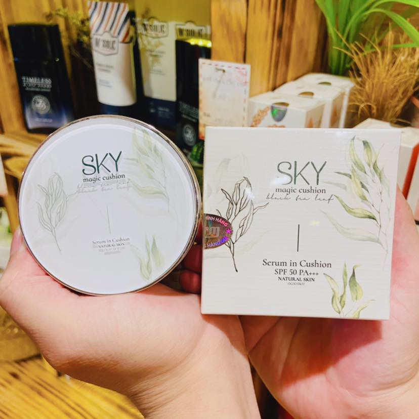 Phấn Hơi Sương Sky Phiên Bản Serum Trà Đen 15g | BigBuy360 - bigbuy360.vn
