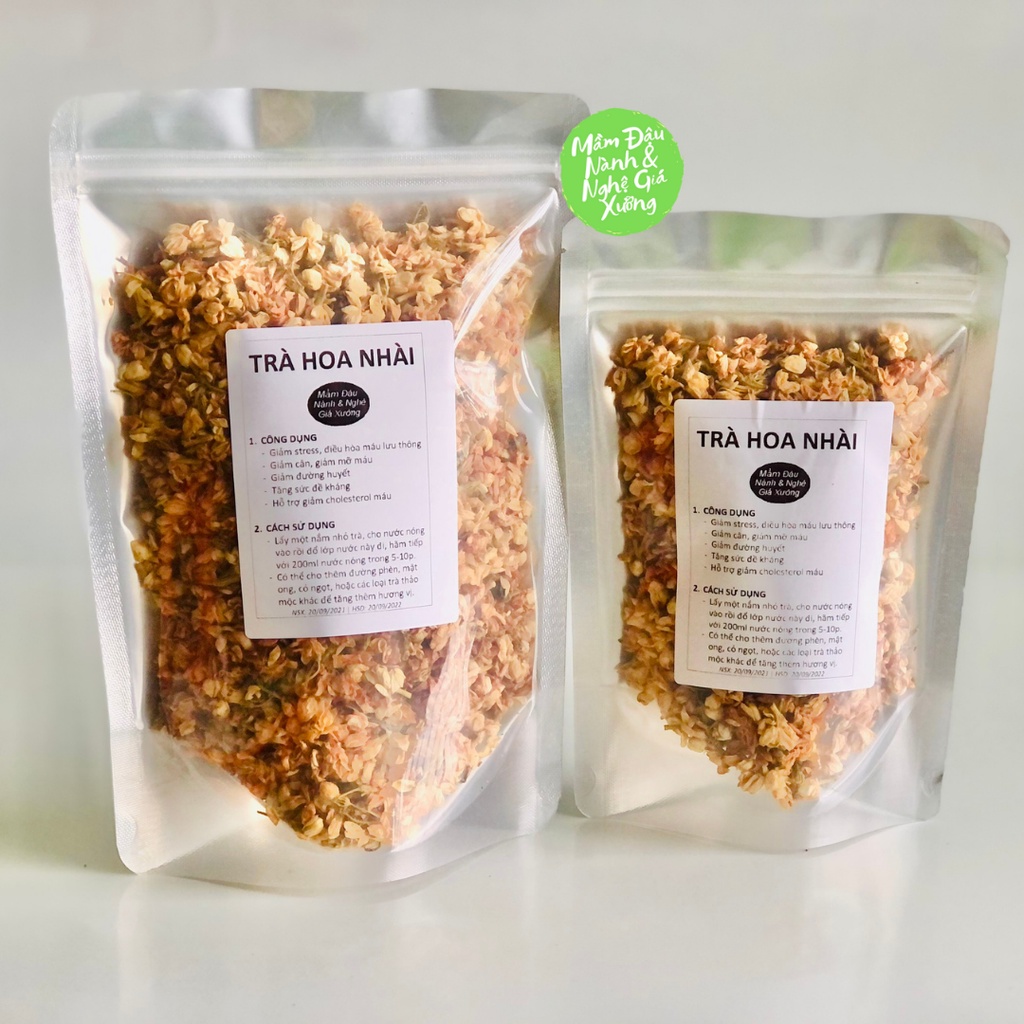 Trà hoa nhài khô  hỗ trợ giảm cân, giảm tích mỡ, hạ huyết áp, loại đẹp 100g