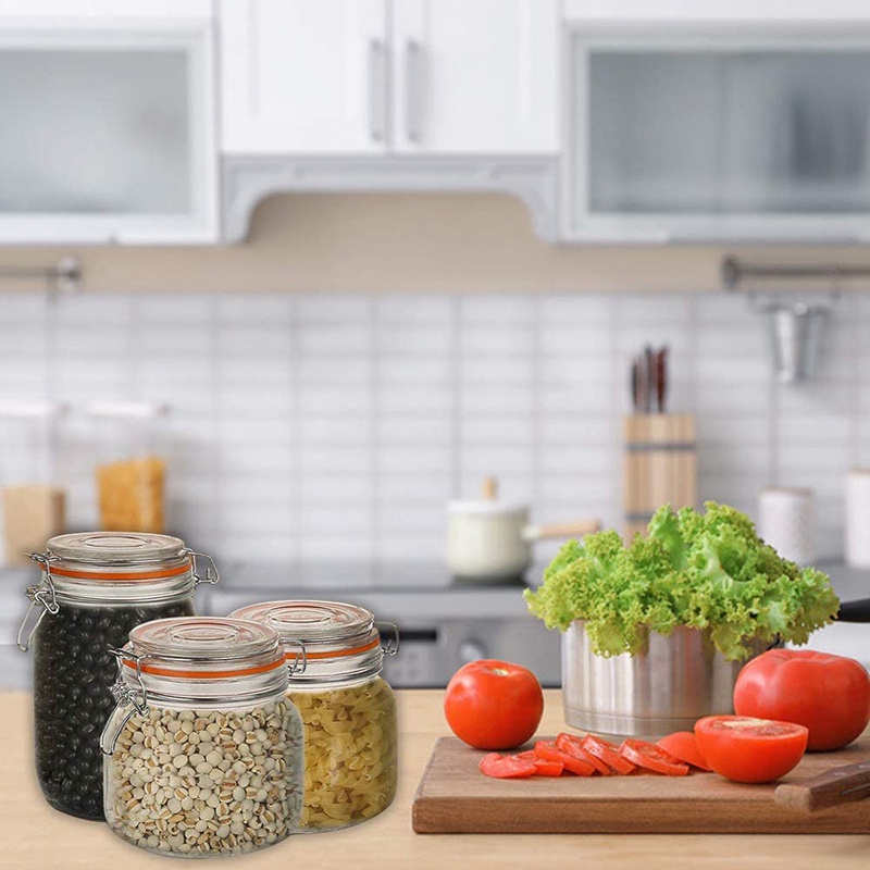 12 gói miếng đệm thay thế Silicone, Vòng đệm cao su kín khí cho nắp lọ Mason , Silicone đóng hộp chống rò rỉ, màu cam