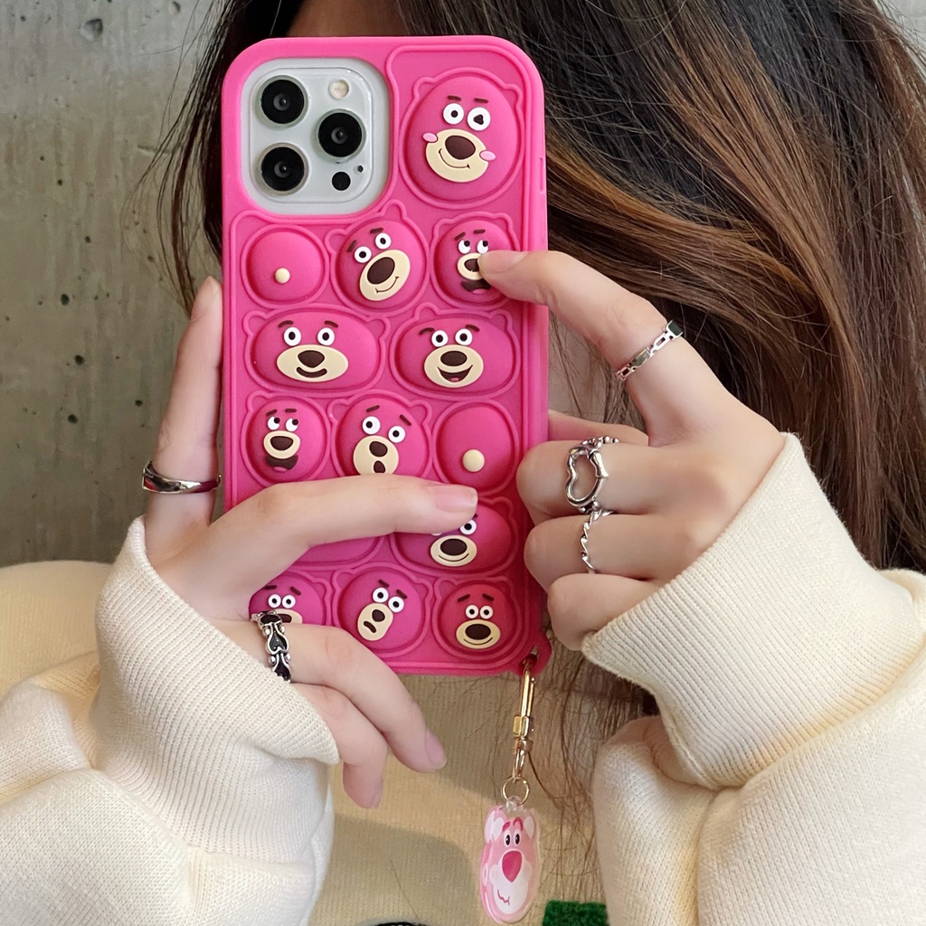 Ốp Điện Thoại Silicon Giảm Căng Thẳng Dành Cho Iphone 6 6s 7 8 plus X XR XS 11 12 13 Pro max