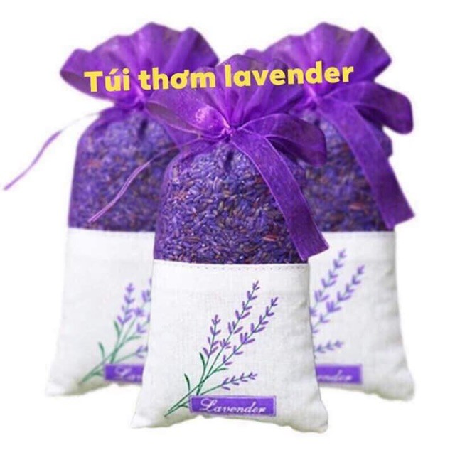 Túi thơm Lavender,  Nụ hoa lavender khô, túi thơm phòng