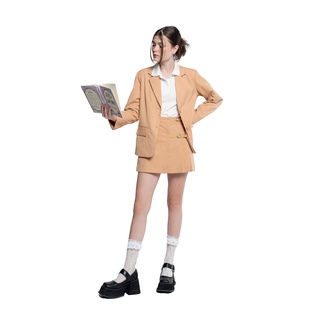 Usthebasic - Set áo váy Front Pocket Blazer