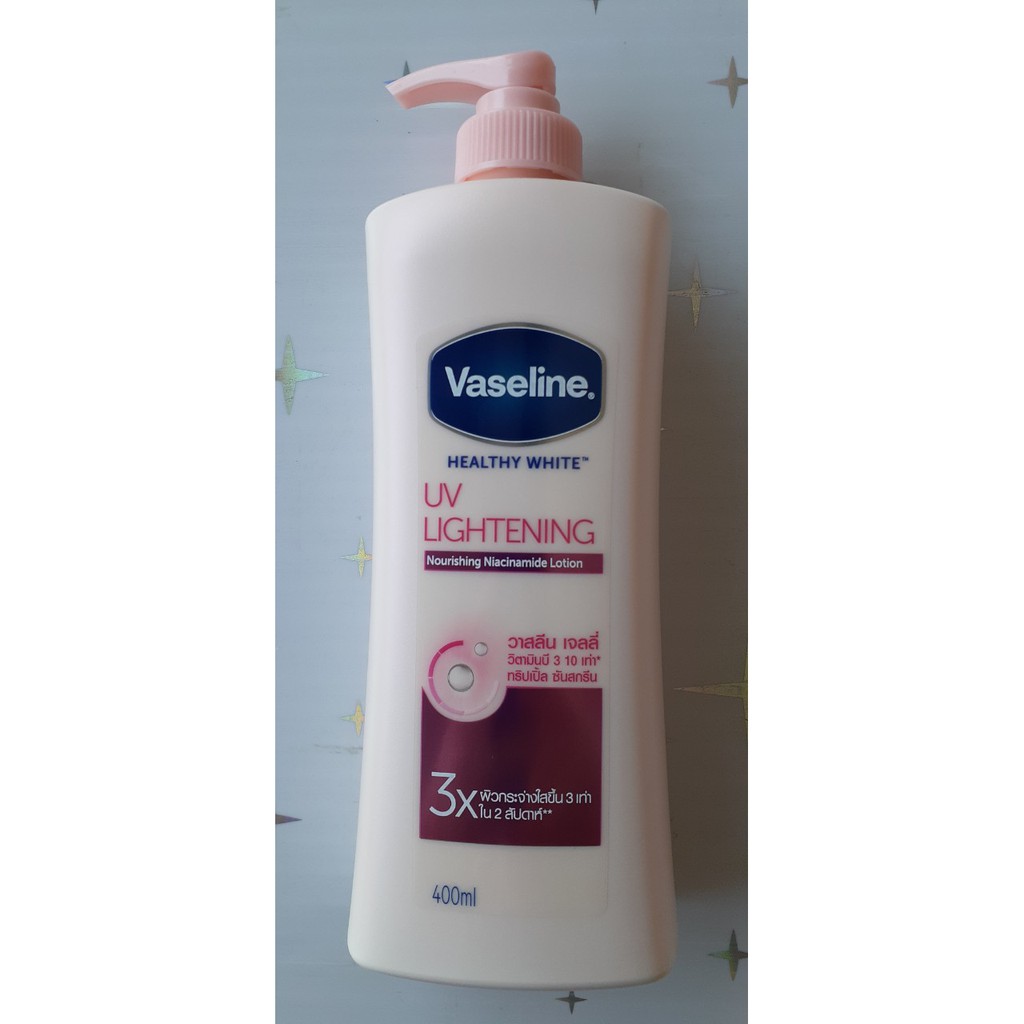 Sữa Dưỡng Thể Trắng Hồng Vaseline UV Lightening 3X 400ml