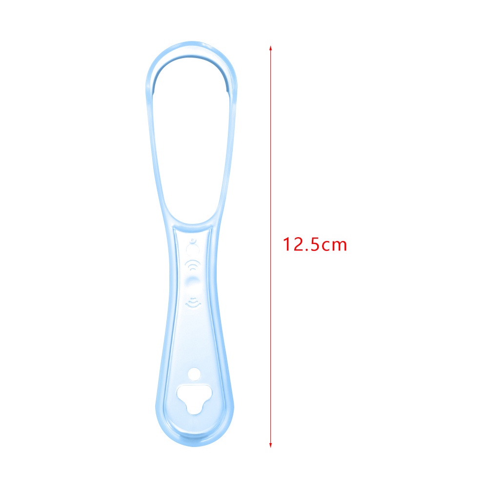 [Hàng mới về] Dụng cụ cạo làm sạch lưỡi DIACHA hai mặt bằng silicone loại bỏ hơi thở có mùi chăm sóc sức khỏe răng miệng