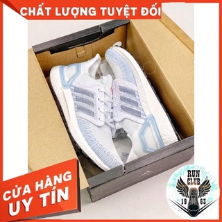 [HỖ TRỢ ĐỔI SIZE] giày thể thao nam ultra boost 6.0 trắng xọc xanh, sneaker nam nữ [run.club]
