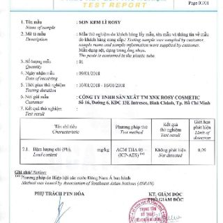 son thỏi và son kem không chì rosy ( bán hết)