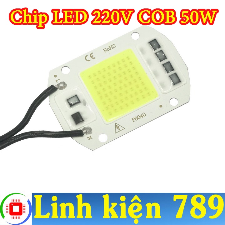 Chip LED COB siêu sáng 20W 30W 50W 220V sáng trắng
