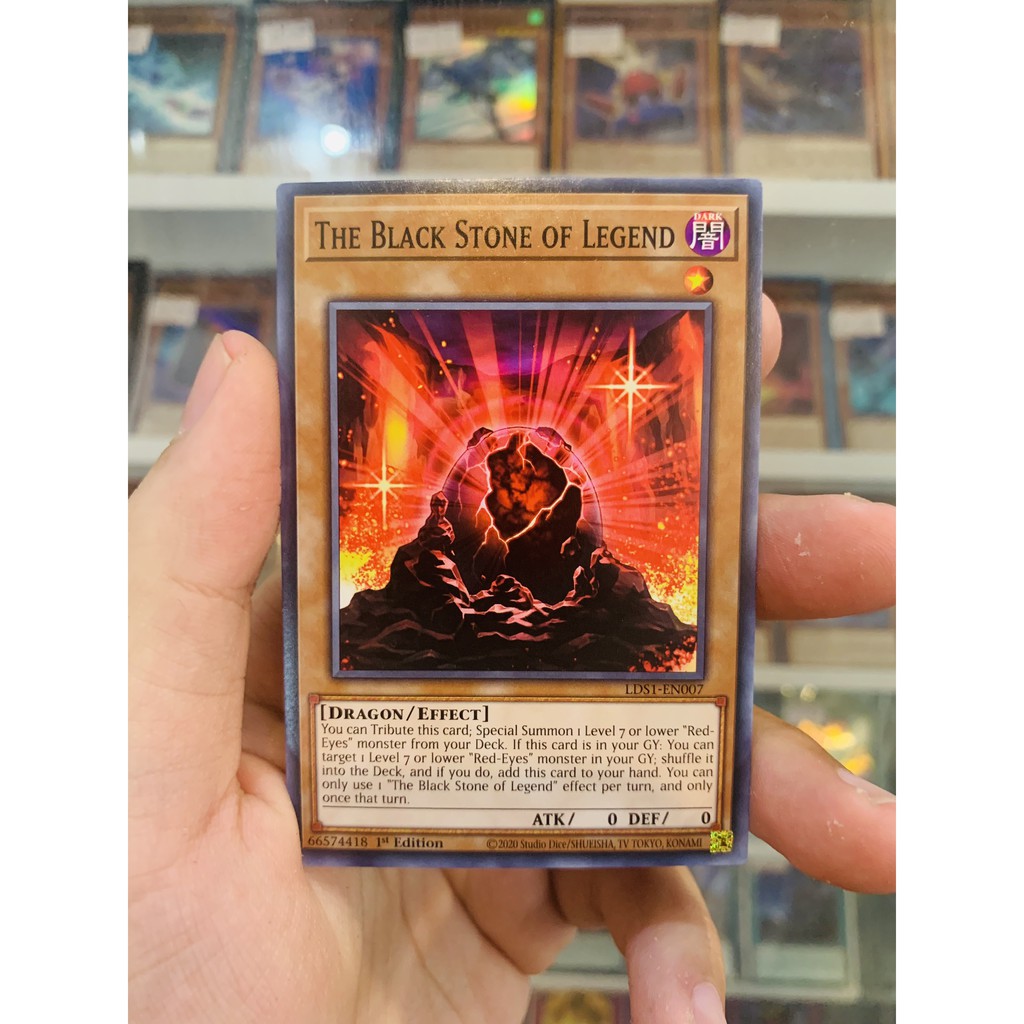 Thẻ Bài Lẻ YugiOh! Mã LDS1-EN007 - The Black Stone of Legend - Common - 1st Edition