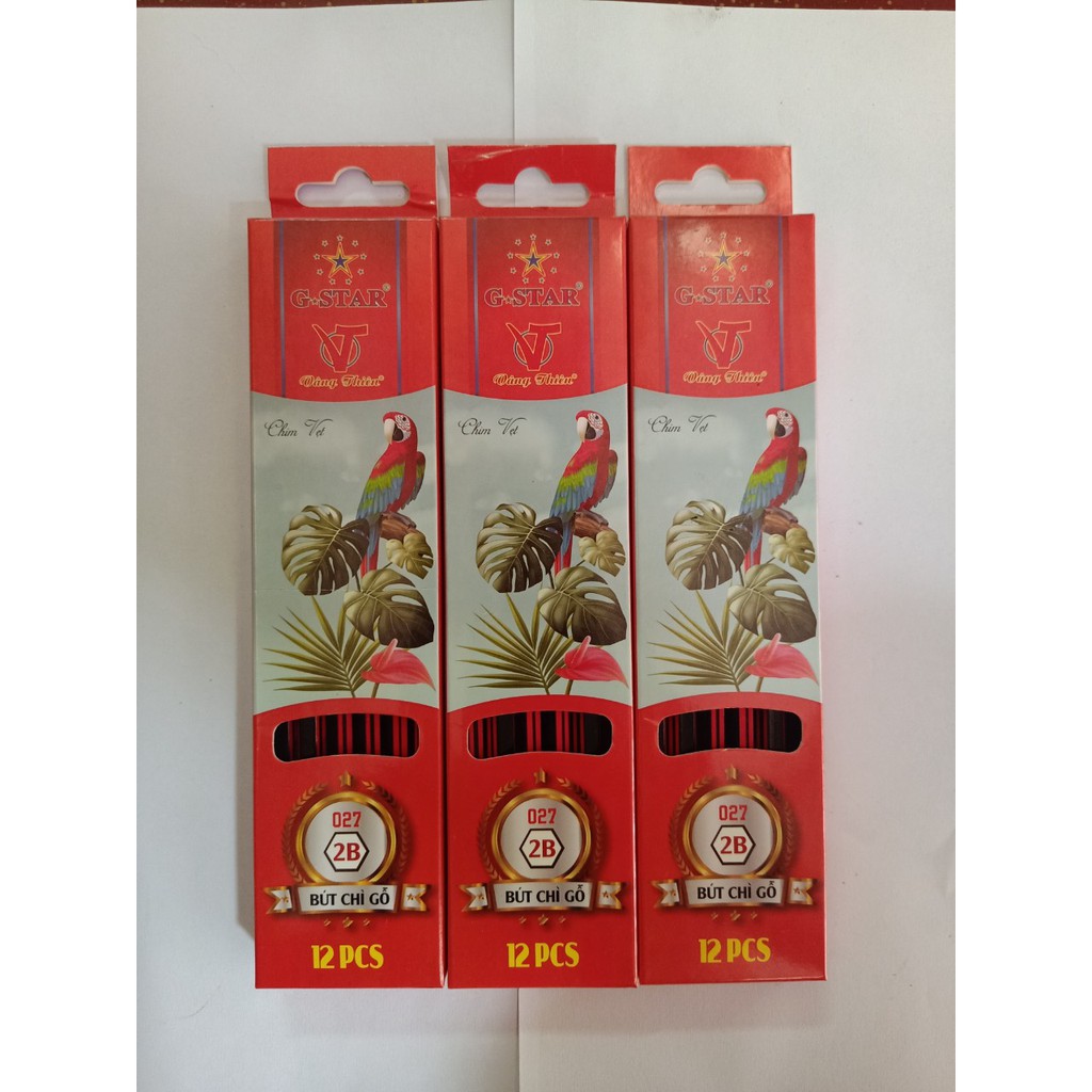Hộp 12 cây Bút chì đen 027-2B G*STAR