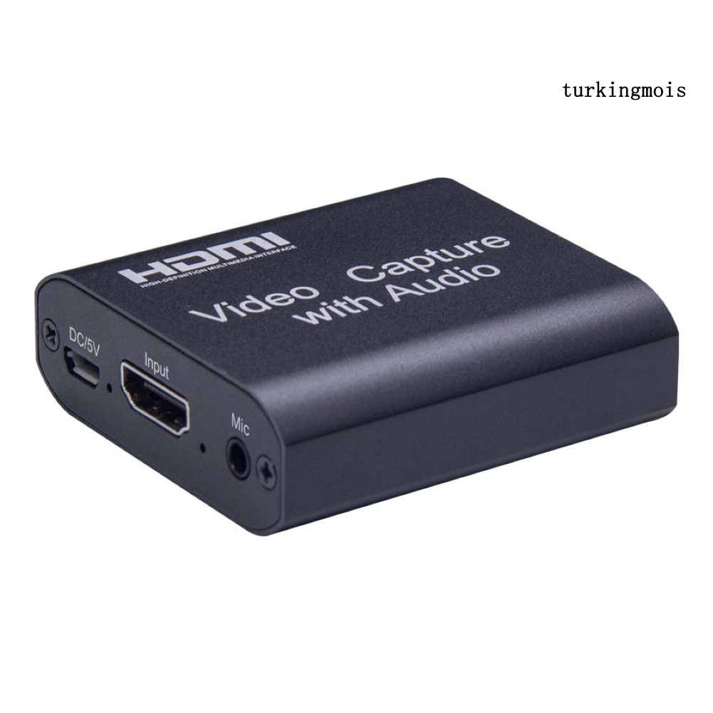 TSP_USB 2.0 HDMI-compatible 1080P HD Video Audio Capture Card Live Streaming Recroder for OBS