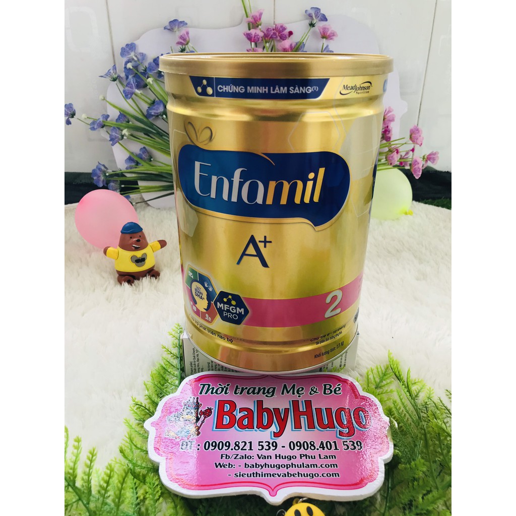 [MẪU MỚI] Sữa Enfamil A+ 2 1.7kg MFGM Pro + DHA (trẻ 6-12 tháng)