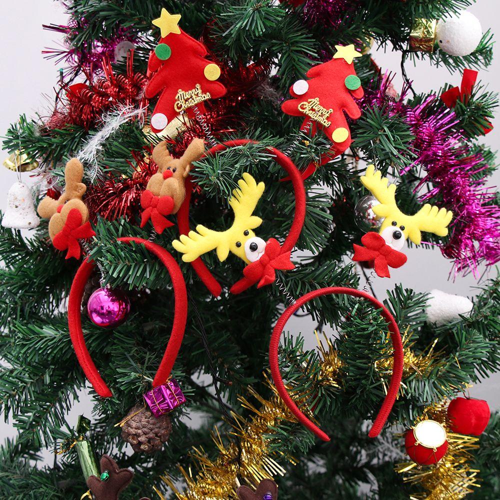 Băng Đô Cài Tóc Hình Sừng Hươu Hoạt Hình Dễ Thương